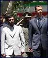 وصول الرئيس " محمود احمدي نجاد " الي سوريا