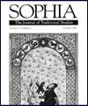 دوازدهمين شماره نشريه مطالعات سنت گرايي "سوفيا" بزودي منتشر مي شود