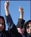گزارش تصویری/ تشکیل زنجیره انسانی در حمایت از انرژی هسته ای در میدان شهید محلاتی