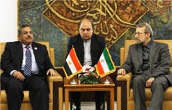 Iran, Egypt Parliament Speakers meet