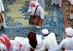 Traditional wedding ceremony in southern Iran