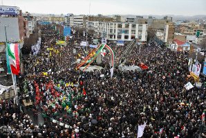 منظمة التعبئة تشيد بالشعب الايراني لمشاركته الواسعة في المسيرات
